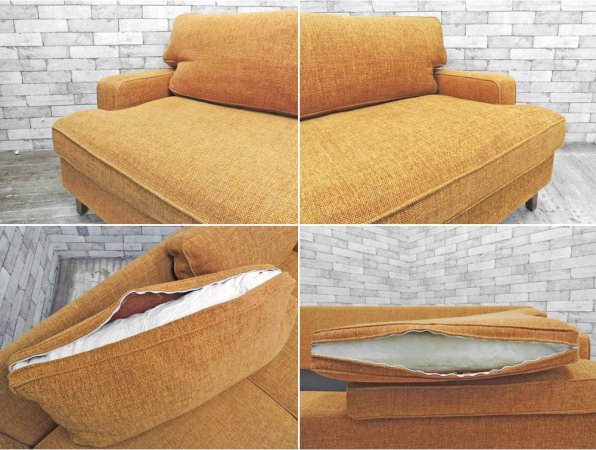 パシフィックファニチャーサービス PACIFIC FURNITURE SERVICE スタンダード B ソファ STANDARD B SOFA 3シーター 定価27万円 ●