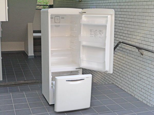 ナショナル National ウィル WiLL FRIDGE mini パーソナルノンフロン冷凍冷蔵庫 フリッジミニ ホワイト 廃盤 2003年製 162L オリジナル ノスタルジックデザイン ■