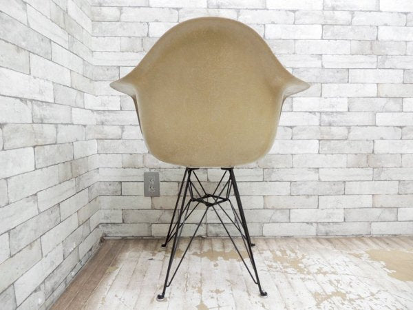 ハーマンミラー Herman Miller アームシェルチェア 2ndビンテージ 初期 エンボスレス FRP エッフェルベース イームズ ミッドセンチュリー ●