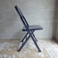 クラリン CLARIN オールスチール フォールディングチェア ALL STEEL FOLDING CHAIR エーシェイプ A shape ネイビー B♪