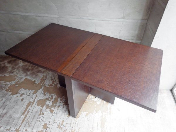 モーダエンカーサ moda en casa バタフライ ダイニングテーブル 2+2 Table ダークブラウン ♪