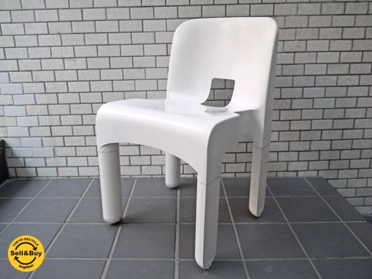 カルテル Kartell クラシカルチェア  Classical Chair 4867 ジョエ・コロンボ Joe Colombo ホワイト A ■