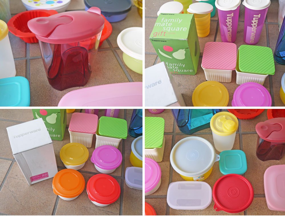 タッパーウェア Tupperware 食品 & 飲料等 容器類 詰め合わせ アラカルト / アソート セット - B ◇