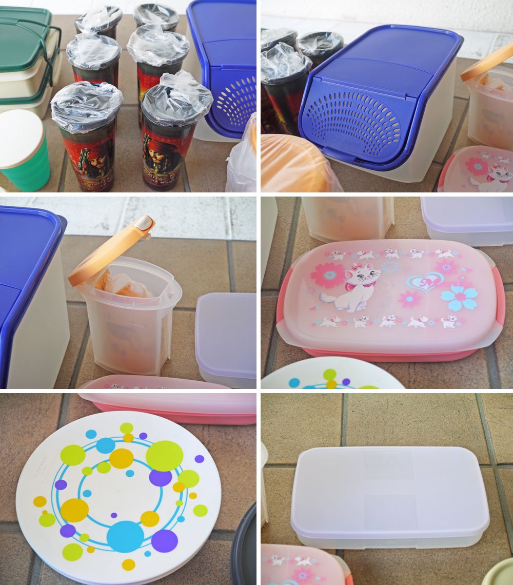 タッパーウェア Tupperware 食品 & 飲料等 容器類 詰め合わせ アラカルト / アソート セット - B ◇