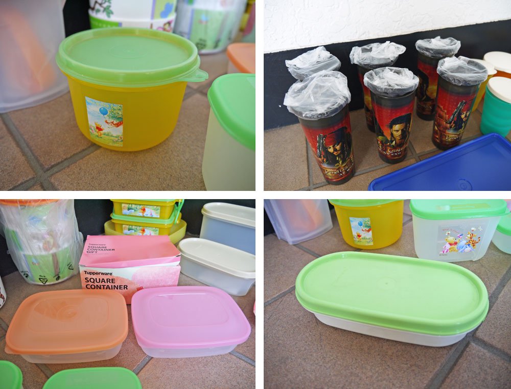 タッパーウェア Tupperware 食品 & 飲料等 容器類 詰め合わせ アラカルト / アソート セット - D ◇