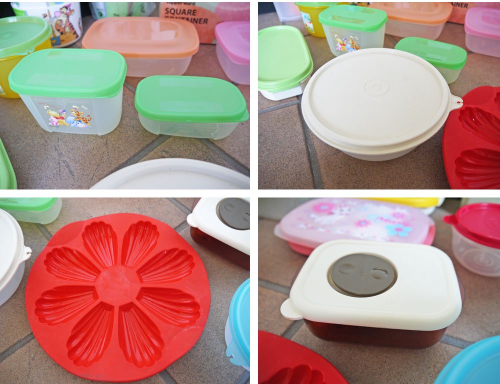 タッパーウェア Tupperware 食品 & 飲料等 容器類 詰め合わせ アラカルト / アソート セット - D ◇