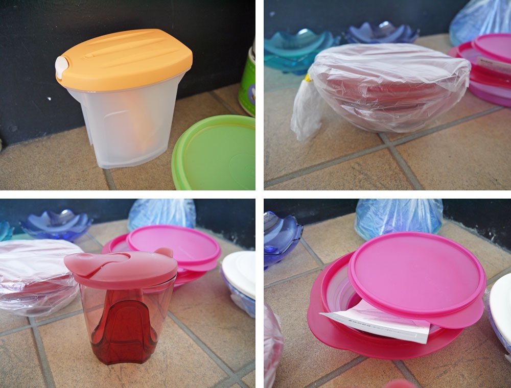 タッパーウェア Tupperware 食品 & 飲料等 容器類 詰め合わせ アラカルト / アソート セット - D ◇