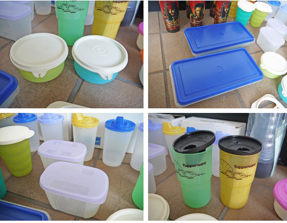 タッパーウェア Tupperware 食品 & 飲料等 容器類 詰め合わせ アラカルト / アソート セット - D ◇