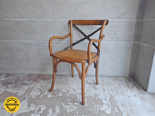 ノットアンティークス knot antiques クロスバック アーム チェア 3 X-BACK ARM CHAIR III CRASH GATE 取扱 A ♪