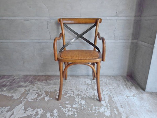 ノットアンティークス knot antiques クロスバック アーム チェア 3 X-BACK ARM CHAIR III CRASH GATE 取扱 A ♪