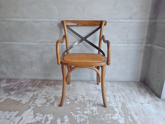 ノットアンティークス knot antiques クロスバック アーム チェア 3 X-BACK ARM CHAIR III CRASH GATE 取扱 B ♪