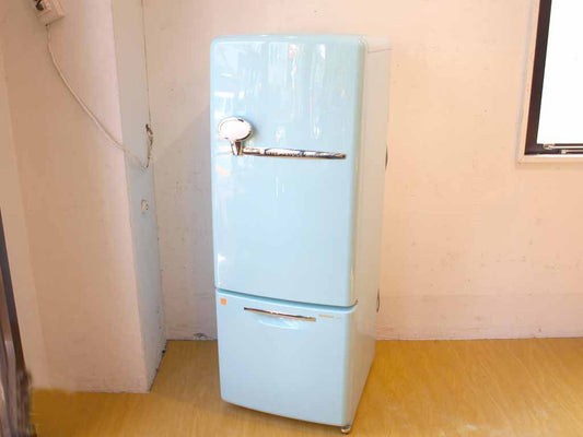 ナショナル National ウィル WiLL Fridge mini 冷蔵庫 162L ターコイズ カラー 2004年製 ★