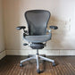 ハーマンミラー HermanMiller アーロンチェア Bサイズ ポスチャーフィット フル装備 タキシードブラック ◎