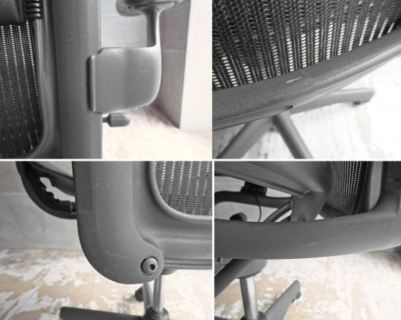 ハーマンミラー Herman Miller アーロンチェア Aeron Chair スタンダード Bサイズ ランバーサポート ♪