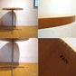 イデーIDEE カフェテーブル メープル材天板×クロームレッグ 組み合わせセミオーダータイプ 廃番品 サイドテーブル ★