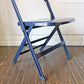 クラリン CLARIN オールスチール フォールディングチェア ALL STEEL FOLDING CHAIR エーシェイプ A shape ネイビー A ◎