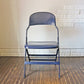 クラリン CLARIN オールスチール フォールディングチェア ALL STEEL FOLDING CHAIR エーシェイプ A shape ネイビー B ◎