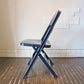 クラリン CLARIN オールスチール フォールディングチェア ALL STEEL FOLDING CHAIR エーシェイプ A shape ネイビー B ◎