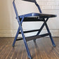 クラリン CLARIN オールスチール フォールディングチェア ALL STEEL FOLDING CHAIR エーシェイプ A shape ネイビー B ◎