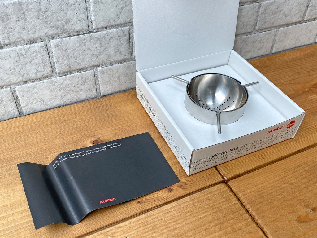 ステルトンStelton シリンダライン Cylinda Line AJ ティーストレーナー 箱付 アルネ・ヤコブセン Arne Jacobsen 北欧 デンマーク ■