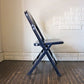 クラリン CLARIN オールスチール フォールディングチェア ALL STEEL FOLDING CHAIR エーシェイプ A shape ネイビー C ◎