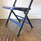 クラリン CLARIN オールスチール フォールディングチェア ALL STEEL FOLDING CHAIR エーシェイプ A shape ネイビー C ◎