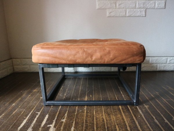 アクメ ファニチャー ACME Furniture アービン オットマン IRVIN OTTOMAN レザー × アイアン ◎