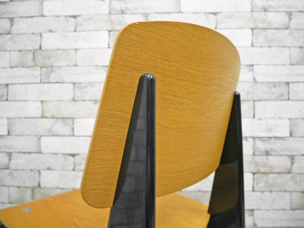 ヴィトラ Vitra スタンダードチェア Standard chair オーク材 ナチュラル ジャン・プルーヴェ ●