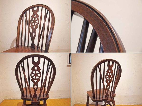 ビヴァン ファンネル BEVAN FUNNELL ホイールバック ウィンザーチェア オーク材 英国家具 UKビンテージ B★