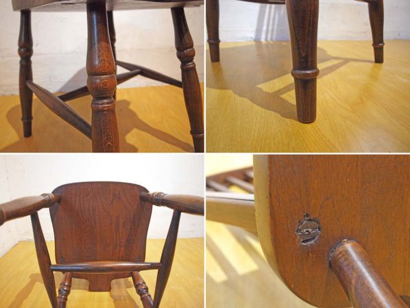 ビヴァン ファンネル BEVAN FUNNELL ホイールバック ウィンザーチェア オーク材 英国家具 UKビンテージ B★