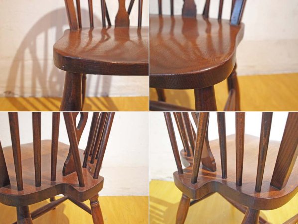 ビヴァン ファンネル BEVAN FUNNELL ホイールバック ウィンザーチェア オーク材 英国家具 UKビンテージ A★