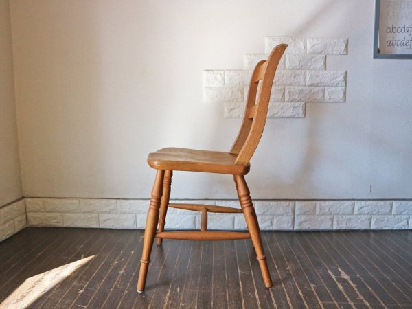 パシフィックファニチャーサービス PACIFIC FURNITURE SERVICE P.F.S キッチンチェア ストレートチェア UKアンティークスタイル  ◎