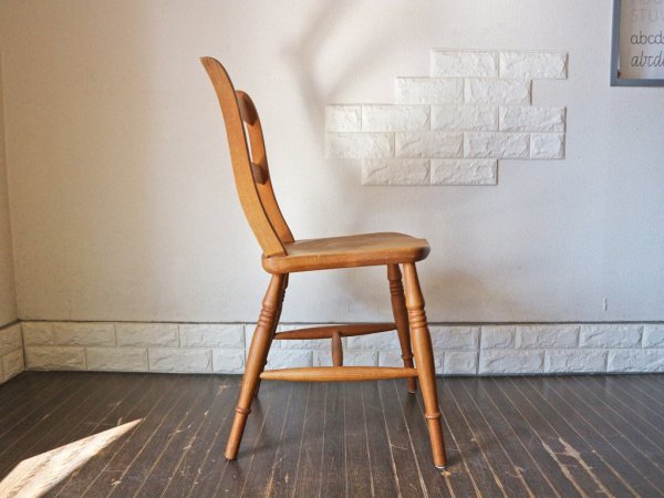 パシフィックファニチャーサービス PACIFIC FURNITURE SERVICE P.F.S キッチンチェア ストレートチェア UKアンティークスタイル  ◎