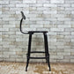 MIJL ニコルチェア NICOLLE CHAIR 60 ブラック スチール ハイチェア 専用牛革シートパッド付き ザ・コンランショップ THE CONRAN SHOP 取扱い A ●