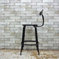 MIJL ニコルチェア NICOLLE CHAIR 60 ブラック スチール ハイチェア 専用牛革シートパッド付き ザ・コンランショップ THE CONRAN SHOP 取扱い A ●