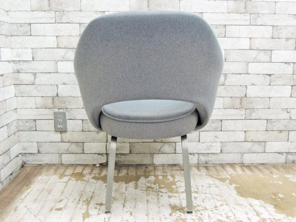 ノル Knoll 71 アームチェア アルミ脚 ブルーグレー ビンテージ エーロ・サーリネン ノール ●