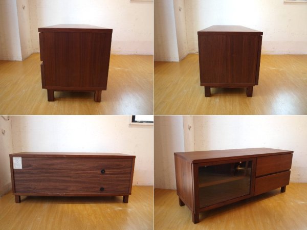 無印良品 MUJI ウォールナット Walnut AVラック テレビボード 幅 110ｃｍ ★