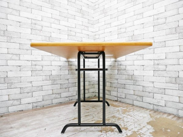 ウニコ unico ファニート FUNEAT ダイニングテーブル オーク材 鉄脚 W120cm レトロデザイン カフェスタイル ●