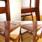 チーク無垢材 teak wood ダイニングチェア 2脚セット アジアンチーク カントリースタイル ★