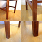 チーク無垢材 teak wood ダイニングチェア 2脚セット アジアンチーク カントリースタイル ★