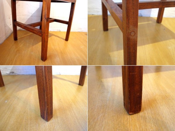 チーク無垢材 teak wood ダイニングチェア 2脚セット アジアンチーク カントリースタイル ★