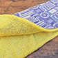 紀編物製作 ハンドメイド ニット編み工房 マフラ― 本棚 菫色×薄桃色 新品 ●