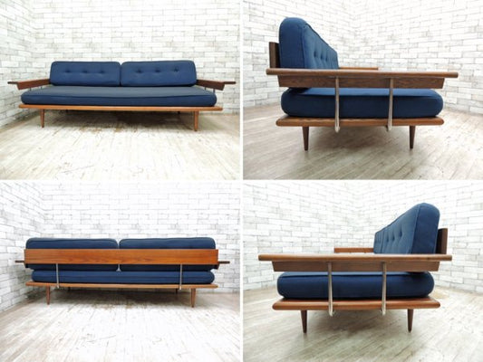 アクメファニチャー ACME Furniture カーディフ CARDIFF 3Pソファ タモ無垢材 デクレア T-4141 定価￥275,000- ●