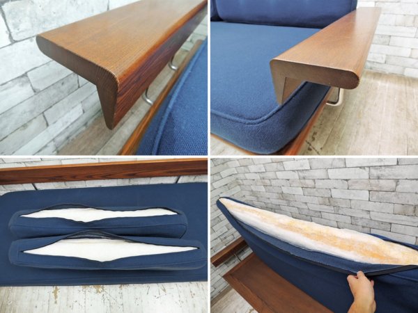 アクメファニチャー ACME Furniture カーディフ CARDIFF 3Pソファ タモ無垢材 デクレア T-4141 定価￥275,000- ●