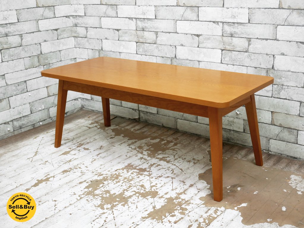 パシフィックファニチャーサービス PACIFIC FURNITURE SERVICE P.F.S. DH TEA TABLE Sサイズ ライトブラウン ナラ材 ●