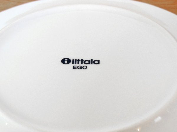 イッタラ iittala エゴ Ego コーヒー カップ&ソーサー C＆S ホワイト ステファン・リンドフォース 廃番 ●