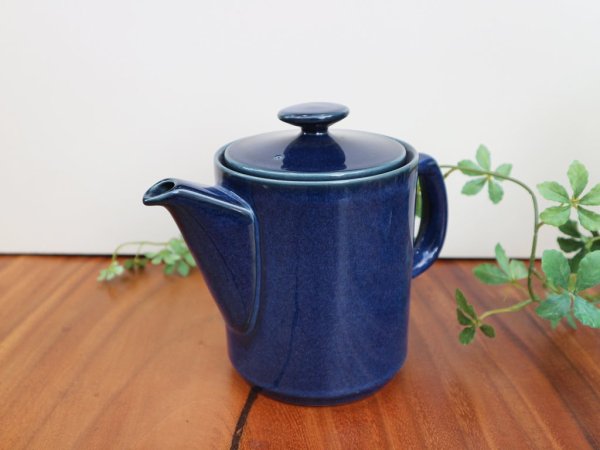 desire コーヒーポット ブルー 陶器 北欧 デンマーク ◎