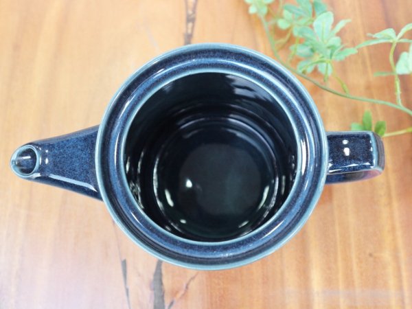 desire コーヒーポット ブルー 陶器 北欧 デンマーク ◎