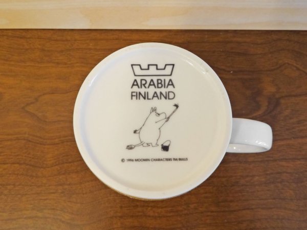 アラビア ARABIA フィンランド オフィス Office ムーミン マグカップ 1996-2002 トーベ・ヤンソン Tove Janson イエロー 廃番 希少 北欧食器 C ◇