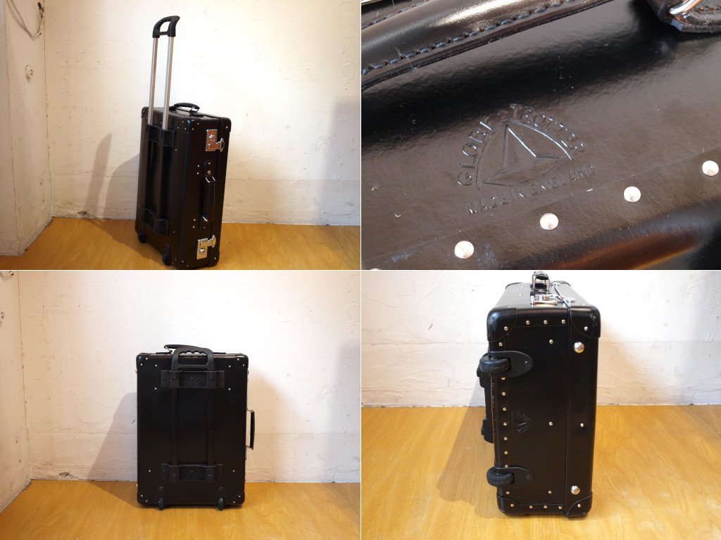 グローブトロッター GLOBE TROTTER オリジナル 21トローリーケース Trolley Case スーツケース 2輪 ブラック GTORGBB21TC ★